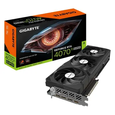 Grafická karta GIGABYTE GeForce RTX 4070 Ti SUPER WINDFORCE MAX OC 16G