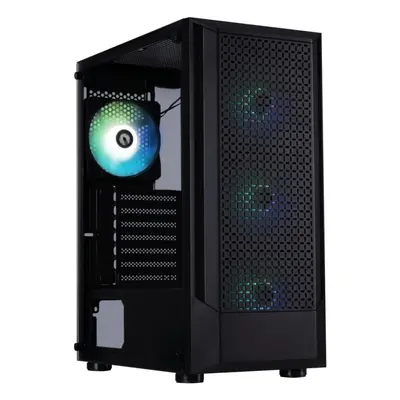 BitFenix skříň C50 Negro / ATX / 4x 120mm FRGB fan / 2xUSB 2.0 / USB 3.0 / tvrzené sklo / černá