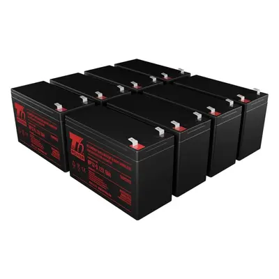 Baterie pro záložní zdroje Sada baterií T6 Power pro APC Smart-UPS SUA3000RMXLI3U, VRLA, 12 V