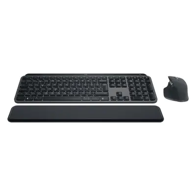 Set klávesnice a myši Logitech MX Keys S Combo for Mac Space Grey - US INTL