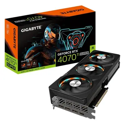 Grafická karta GIGABYTE GeForce RTX 4070 Ti SUPER GAMING OC 16G