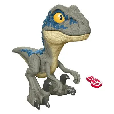 Mattel Jurský svět: MEGA ŘVOUCÍ VELOCIRAPTOR BLUE, HVB44