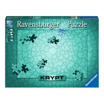 RAVENSBURGER Metalické puzzle Krypt Metallic Mint 736 dílků