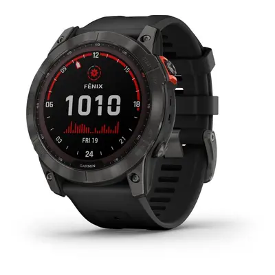 Chytré hodinky Garmin Fenix 7X Solar Slate Gray/Black Band