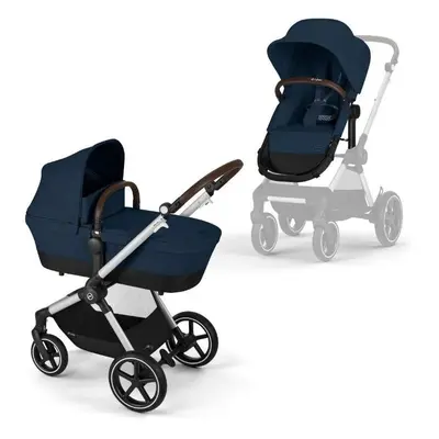 Kočárek Cybex Eos Lux SLV Ocean Blue/navy blue