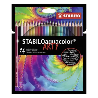 Pastelky STABILOaquacolor kartonové pouzdro ARTY 24 barev