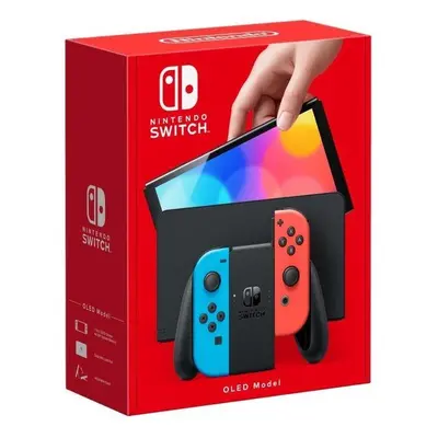 Herní konzole Nintendo Switch (OLED model) Neon blue/Neon red