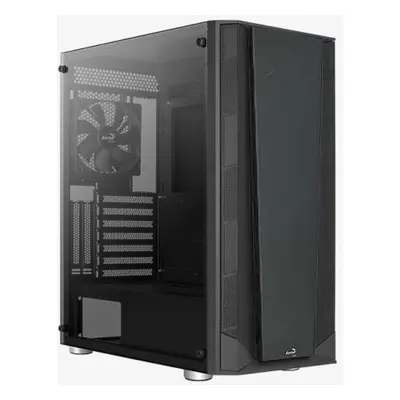 AEROCOOL skříň Prism, Mid tower, 2x USB 3.0, 1x USB 2.0, 2x audio, bez zdroje