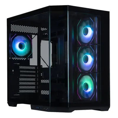 BitFenix skříň T10 Negro / ATX / 4x 120mm ARGB fan + controller / USB 3.0 / USB-C / panoramatick