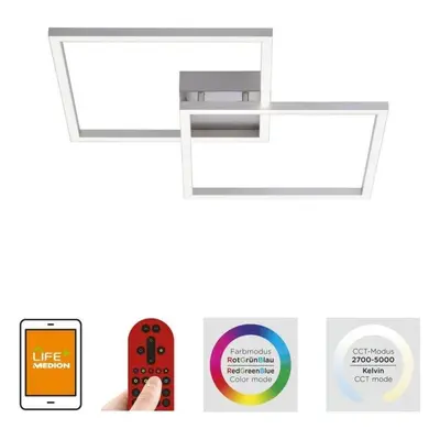 Stropní světlo Leuchten Direkt 16429-55 - LED RGB Stmívatelné stropní svítidlo LOLA 2xLED/12,5W/