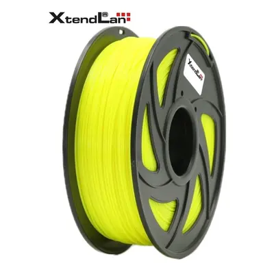 XtendLAN PLA filament 1,75mm zářivě žlutý 1kg