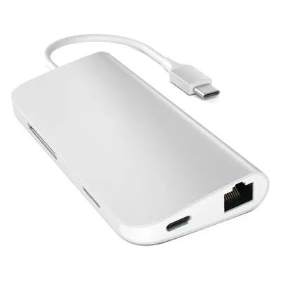 Replikátor portů Satechi Aluminium Type-C Multi-Port Adapter - Silver