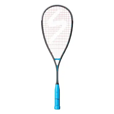 Squashová raketa Salming Grit Feather Racket Black/Cyan