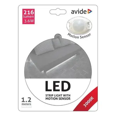 LED pásek Avide Set voděodolný LED pásek pod postel s čidlem pohybu a zdrojem 1,2m