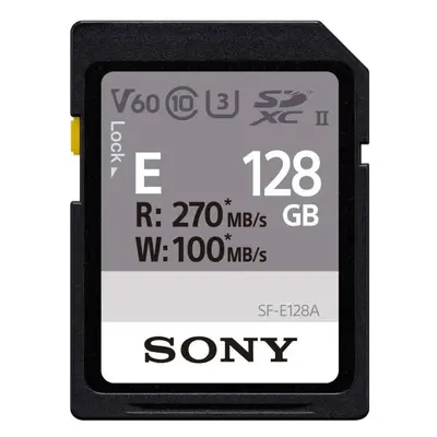 Sony SFE128A/SD / SDXC / SDHC/128GB/270MBps/UHS-II U3 / Class 10/Černá