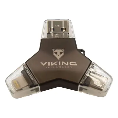 Flash disk Viking USB Flash disk 3.0 4v1 128GB černá