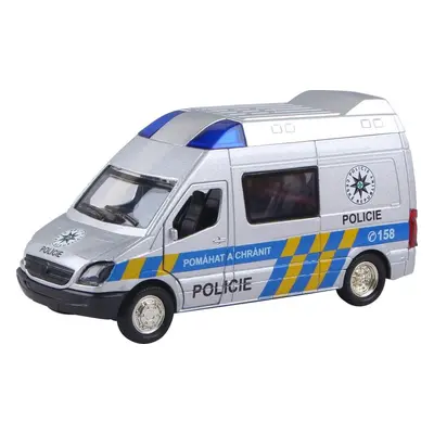 Auto Policie kov 1:36 světlo zvuk