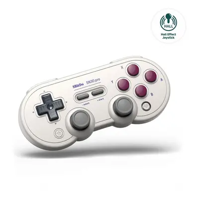 Gamepad 8BitDo SN30 Pro Wireless Gamepad (Hall Effect Joystick) - G Classic Edition - Nintendo S