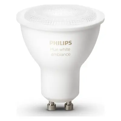 LED žárovka Philips Hue White Ambiance 4.3W GU10