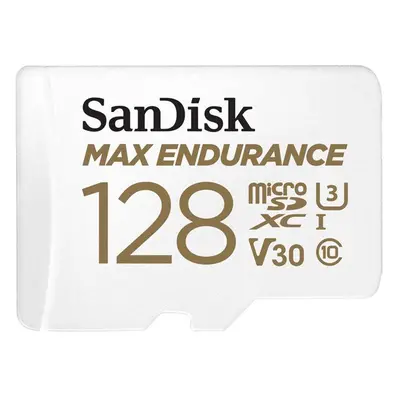 Paměťová karta SanDisk MicroSDXC 128GB Max Endurance + SD adaptér