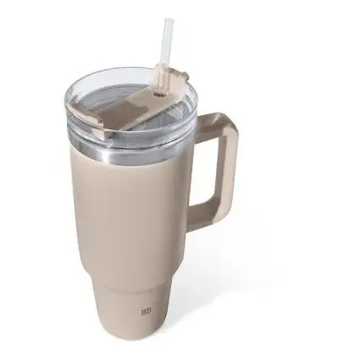 Termohrnek Iris Barcelona Tumbler s brčkem 1,2 l, béžový