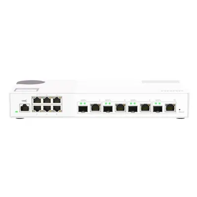 QNAP řízený switch QSW-M2106-4C (6x 2,5GbE RJ45 a 4x kombinované 10GbE SFP+ / 10GbE RJ-45)