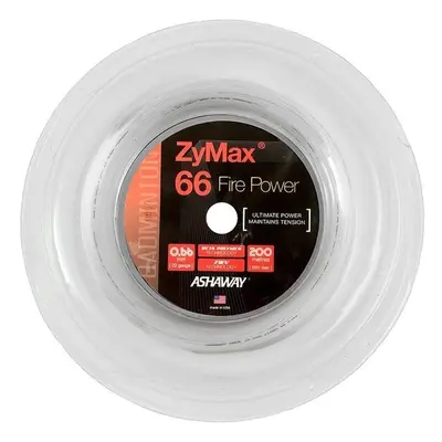 Badmintonový výplet Ashaway Zymax Fire Power 0,66 white 200m