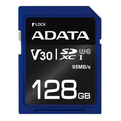 ADATA V30S/SDXC/128GB/95MBps/UHS-I U3 / Class 10