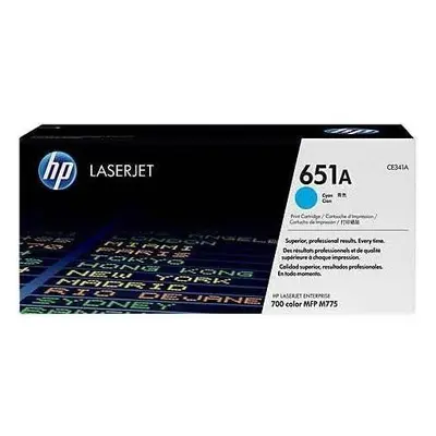 Toner HP CE341A č. 651A azurový originální