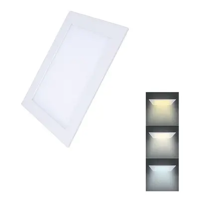 Solight LED mini panel CCT, podhledový, 6W, 450lm, 3000K, 4000K, 6000K, čtvercový