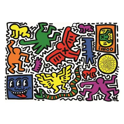 Clementoni Puzzle Novo Art Series: Keith Haring 1000 dílků