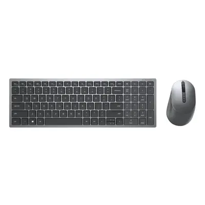 Set klávesnice a myši Dell Multi-Device Wireless Combo KM7120W HU - Titan Gray