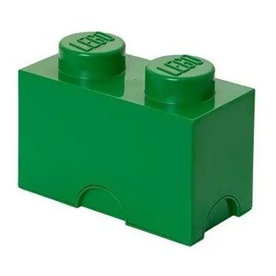 Úložný box LEGO Úložný box 125 x 250 x 180 mm - tmavě- zelený