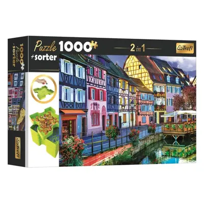 Puzzle Trefl Puzzle s třídičem 2v1 Colmar, Francie 1000 dílků