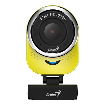 Genius Full HD Webkamera QCam 6000, 1920x1080, USB 2.0, žlutá, Windows 7 a vyšší, FULL HD, 30 FP