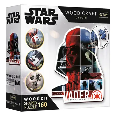 Dřevěné puzzle Trefl Wood Craft Origin puzzle Star Wars: Darth Vader 160 dílků