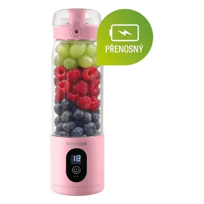 Stolní mixér Concept SM4003 Smoothie FitMaker USB růžový