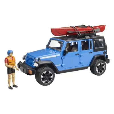 Auto Bruder 2529 Jeep Wrangler Rubicon s kajakem a figurkou