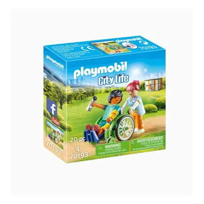 Figurka Playmobil Pacient na invalidním vozíku