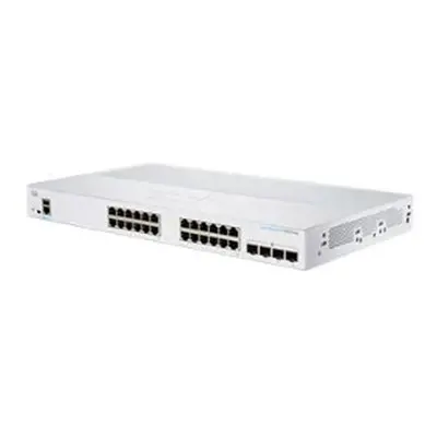 Cisco switch CBS350-24T-4G-EU (24xGbE,4xSFP,fanless) - REFRESH