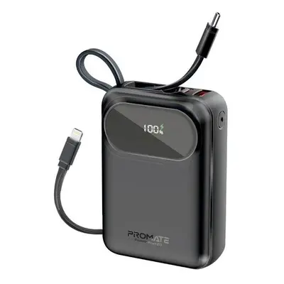 Powerbanka PROMATE PowerPod 10 s USB-C kabelem 20000 mAh 35 W