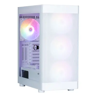 ZALMAN case I4 TG, Mid Tower, ATX, 2xUSB 3.0, 1xUSB 2.0, 4x 120mm RGB Fan, bílá