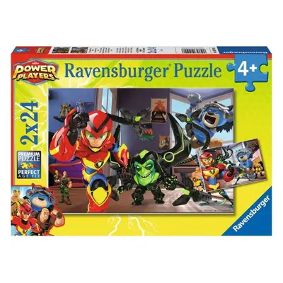 RAVENSBURGER Puzzle Power Players 2x24 dílků