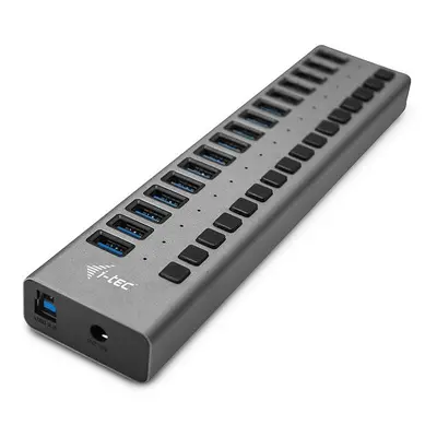 USB Hub i-tec USB 3.0 Charging HUB 16port + napájecí adaptér 90 W