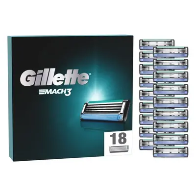 Pánské náhradní hlavice GILLETTE Mach3 18 ks