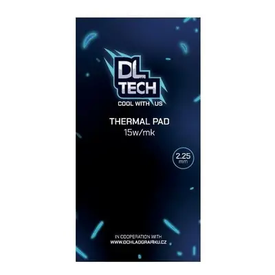 DLTech Thermal Pad 90 × 50 × 2,25 mm 15 W/mK