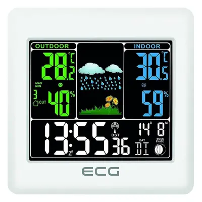 Meteostanice ECG MS 300 White