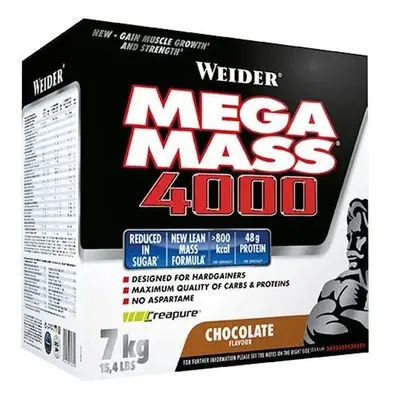 Gainer Weider Mega Mass 4000, 7kg, jahoda