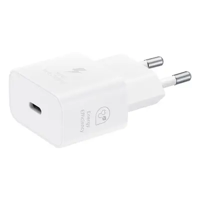 Nabíječka do sítě Samsung cestovní nabíječka USB-C 25W White (Bulk)