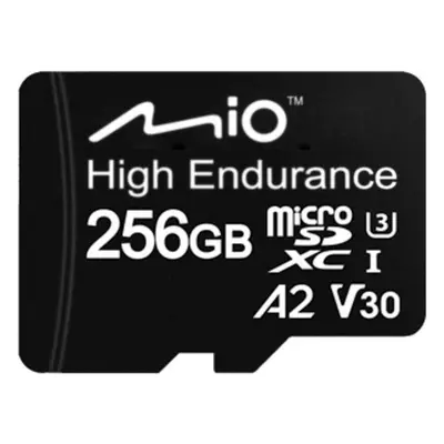 Paměťová karta MIO High Endurance microSD 256GB, A2, U3/V30